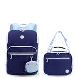 Junior Backpack With Lunch Box For School | Navy