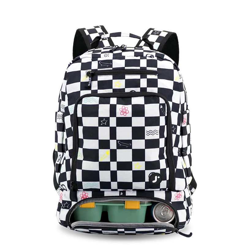 Packmate 2 in 1 Backpack With Built-in Lunch Bag | Icon Checkers