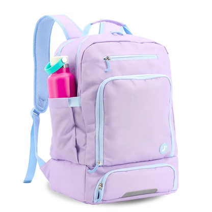 Packmate 2 in 1 Backpack With Built-in Lunch Bag | Purple
