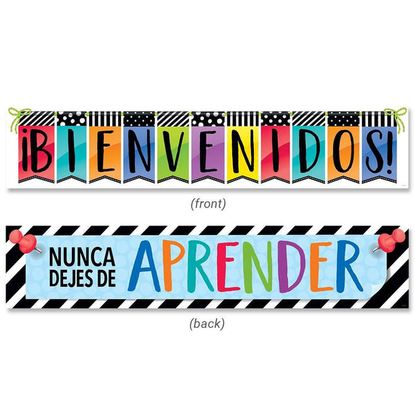 BOLD & BRIGHT ¡BIENVENIDOS! SPANISH BANNER