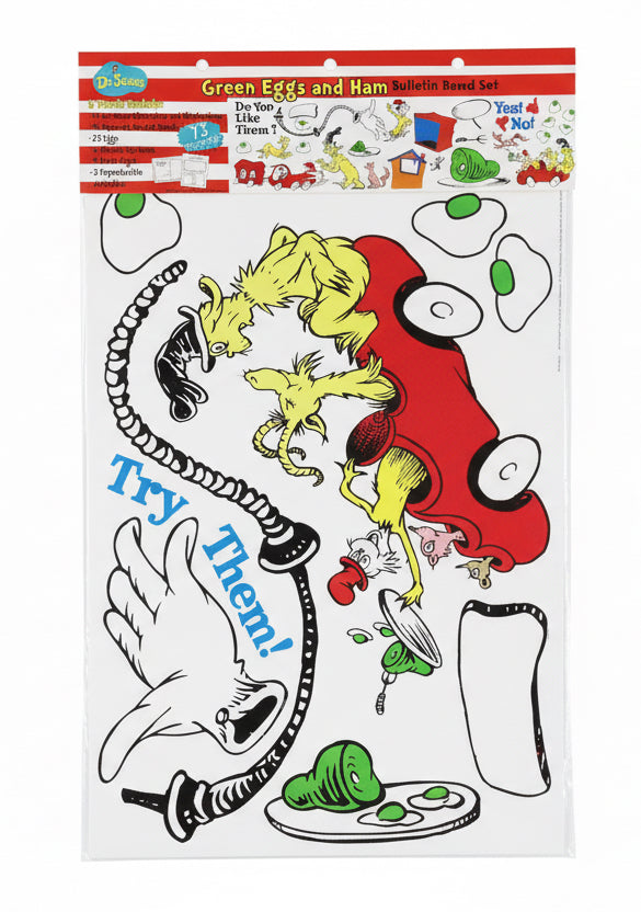 DR. SEUSS™ Green eggs and Ham Bulletin Board Set