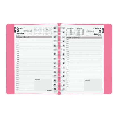 DAILY PLANNER PINK DAISY DESIGN