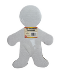 CORRUGATED PERSON SHAPES 12'' 6PCS