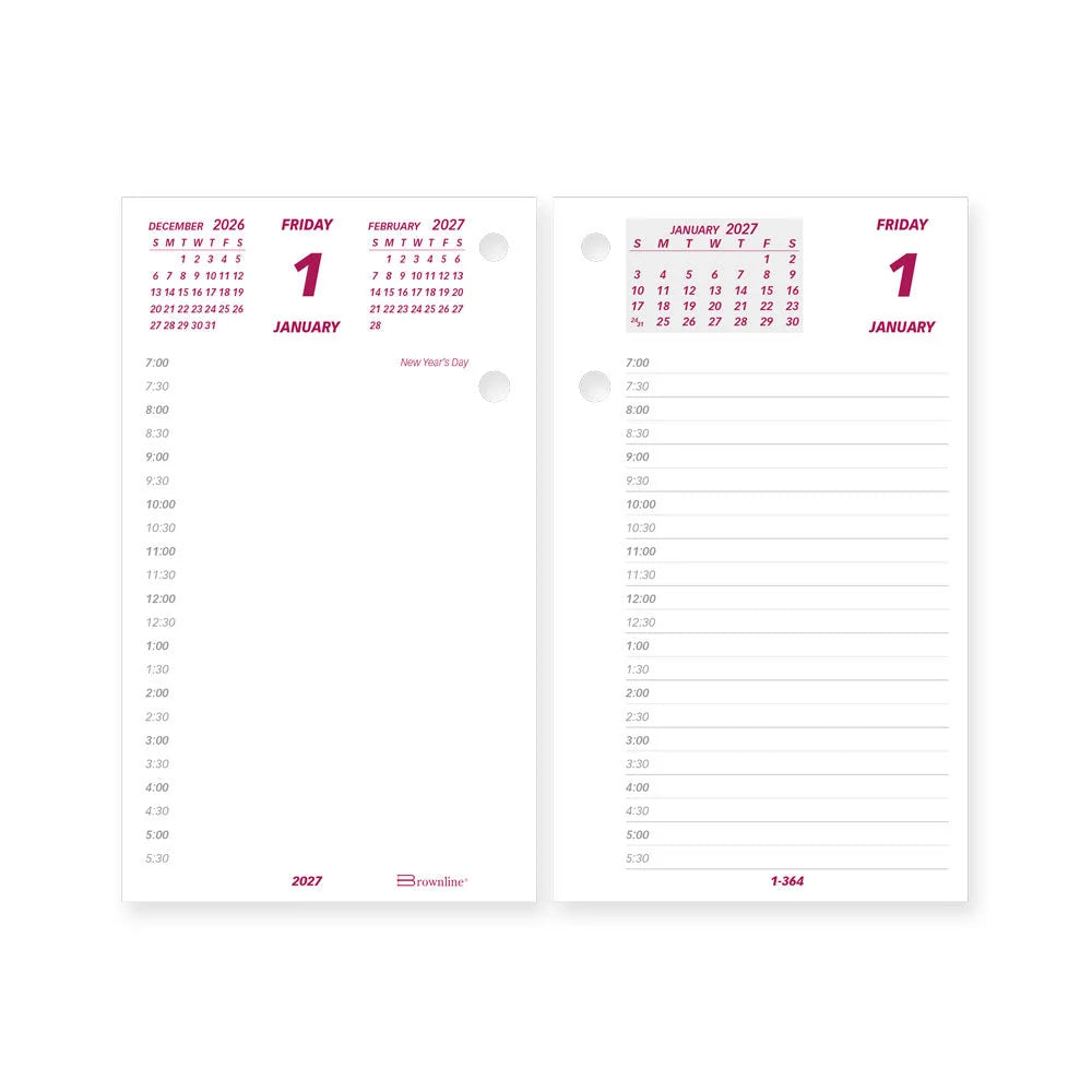 Daily Calendar Pad, Refill for C2R