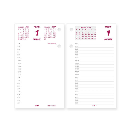 Daily Calendar Pad, Refill for C2R