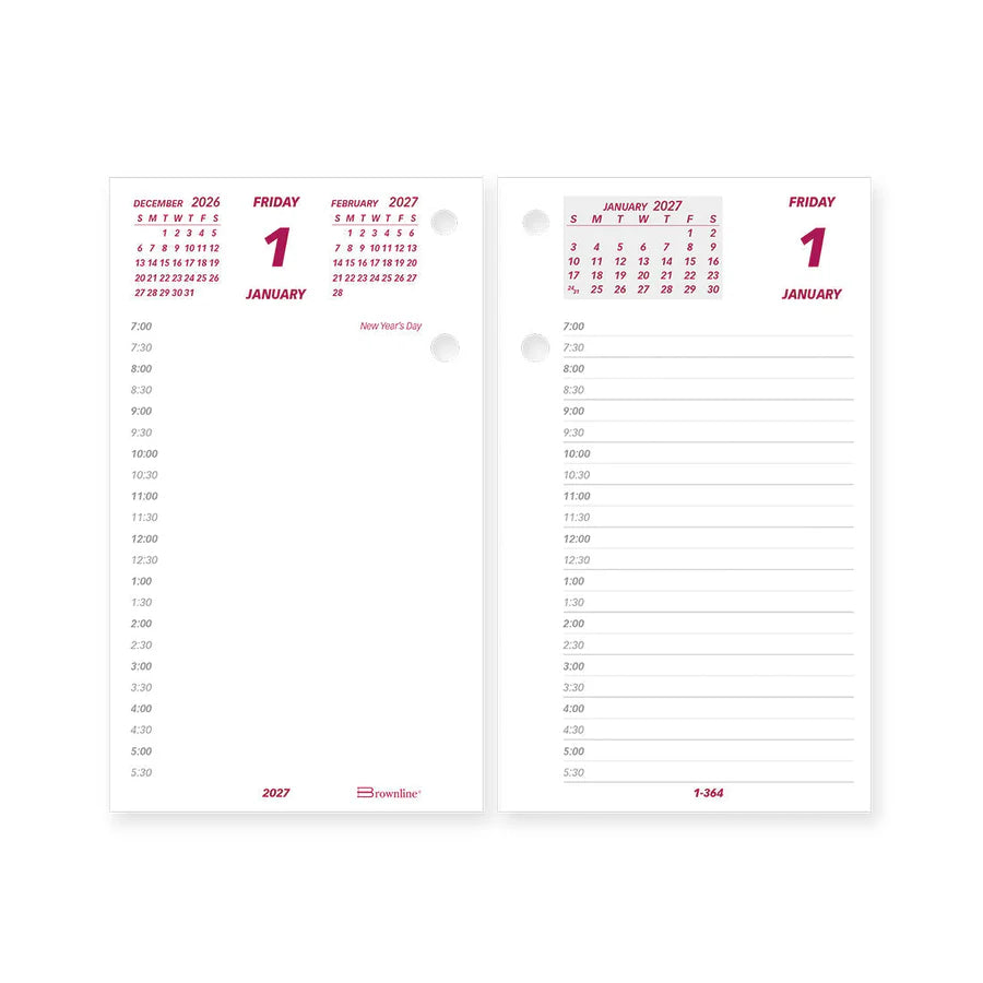 Daily Calendar Pad, Refill for C2R