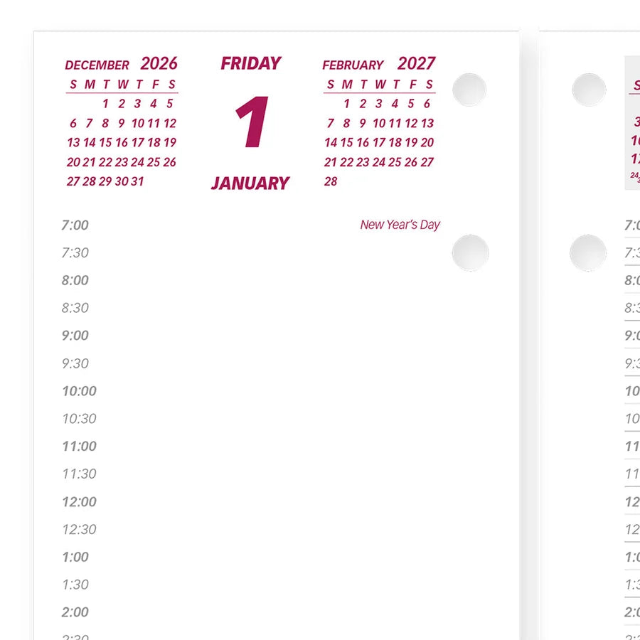 Daily Calendar Pad, Refill for C2R