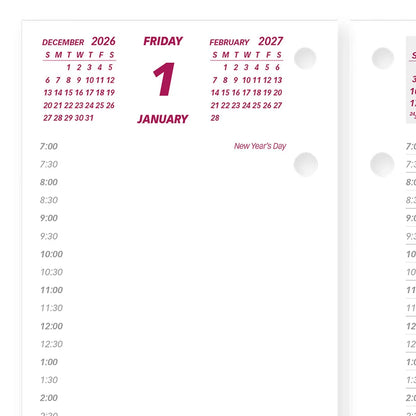 Daily Calendar Pad, Refill for C2R