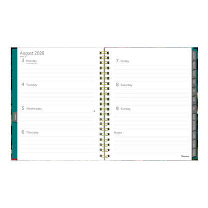 17-Month Weekly/Monthly Planner - Wildflower Glow