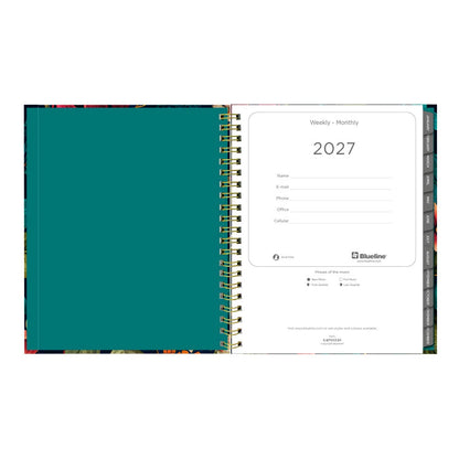 17-Month Weekly/Monthly Planner - Wildflower Glow