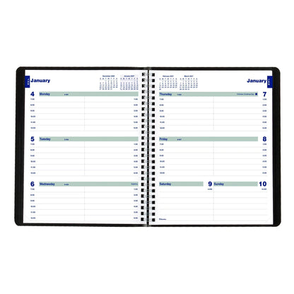 12-Month Plan & Link Weekly Appointment Planner - Black