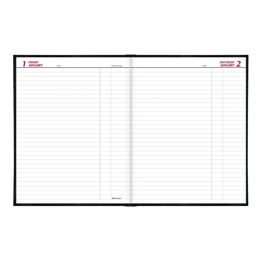 Traditional Daily Planner - Black