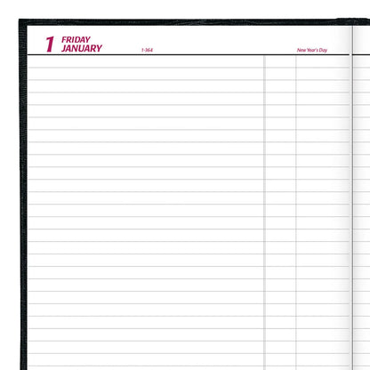 Traditional Daily Planner - Black