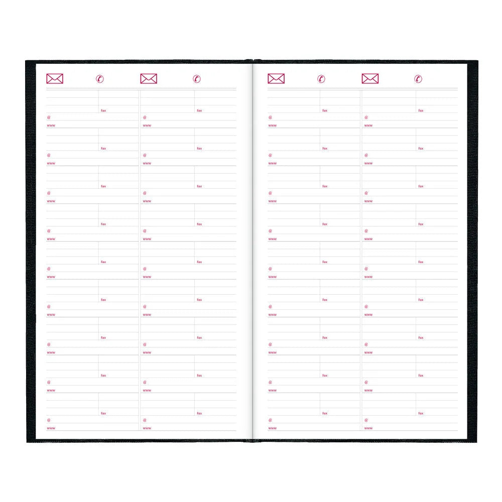 Traditional Daily Appointment Planner - Black