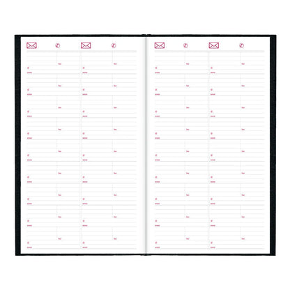 Traditional Daily Appointment Planner - Black