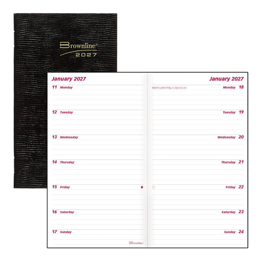 Essential Two-Week Pocket Planner - Black