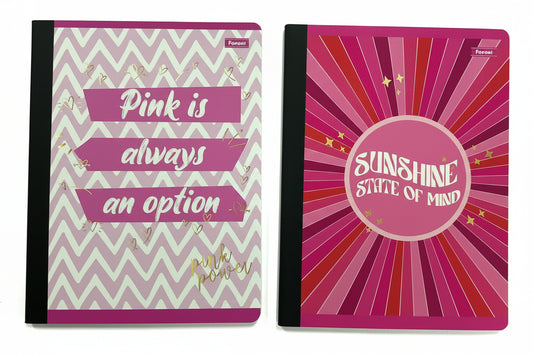 Libreta Cosida Pink Power | 100 Hojas