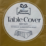 RECTANGLE GOLD TABLE COVER