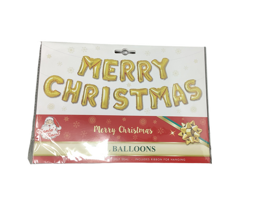 MERRY CHRISTMAS MYLAR BALLONS