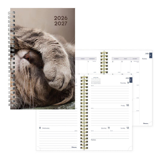 Academic Weekly Planner Animal Cat
