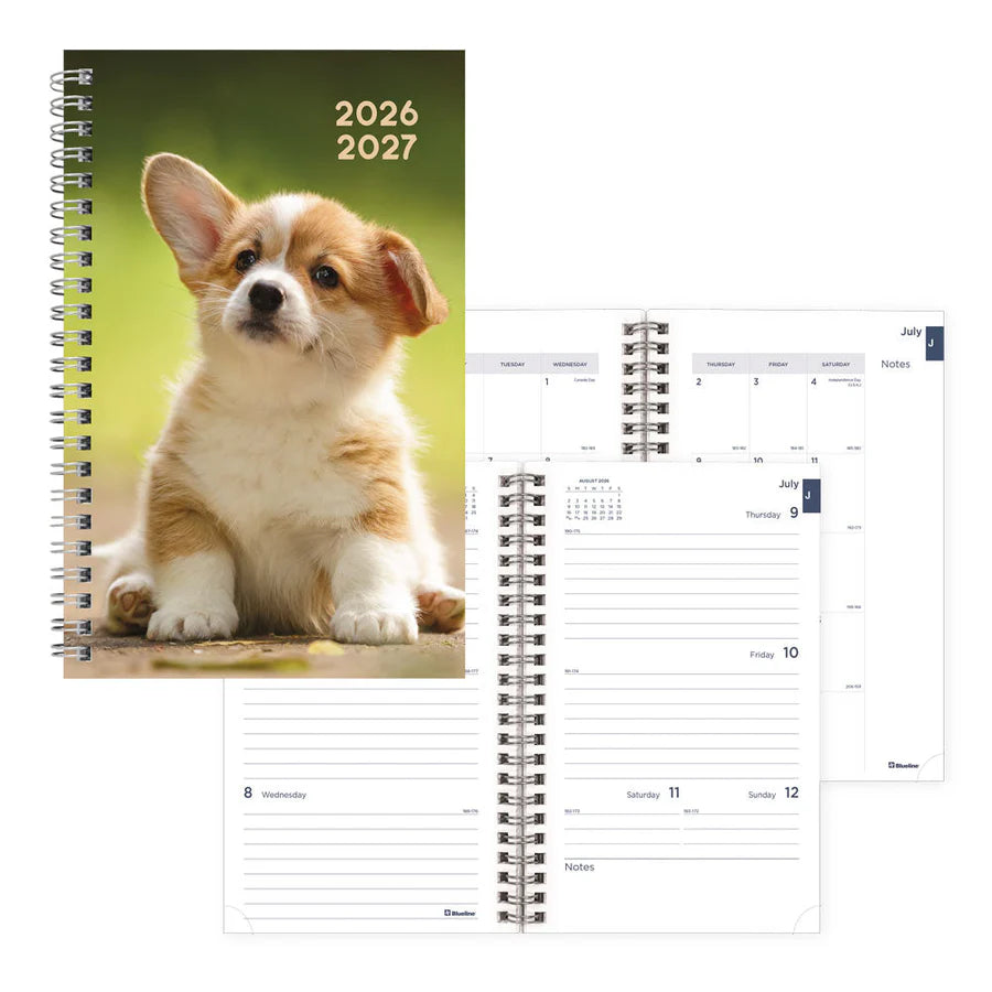 Academic Weekly Planner, Animal, 2026 - 2027