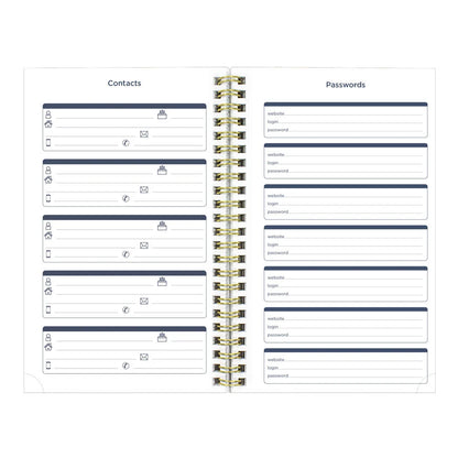 Academic Weekly Planner, Blossom, 2026 - 2027