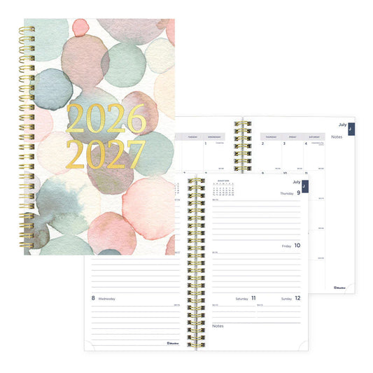 Academic Weekly Planner, Splash, 2026 - 2027