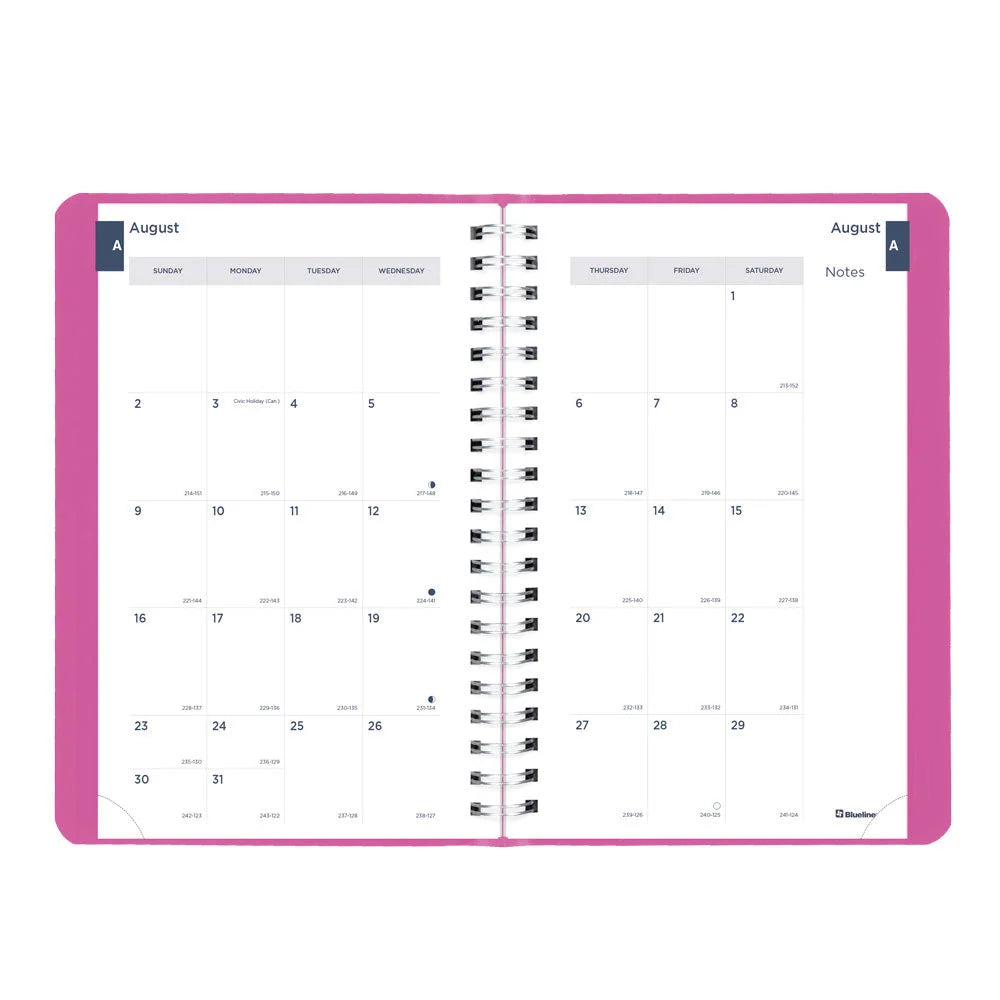 Academic Daily Planner Fashion Pink