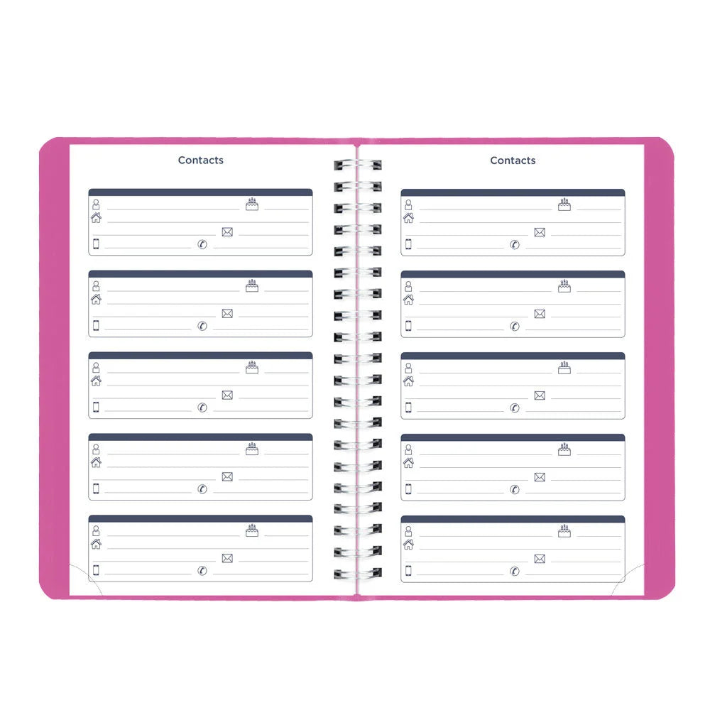 Academic Daily Planner Fashion Pink