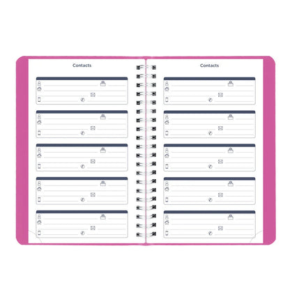 Academic Daily Planner Fashion Pink
