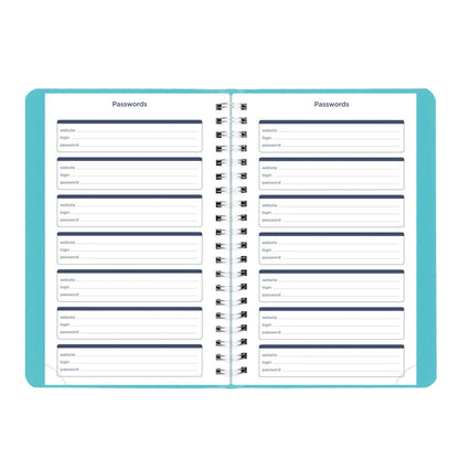 Academic Daily Planner Fashion Blue