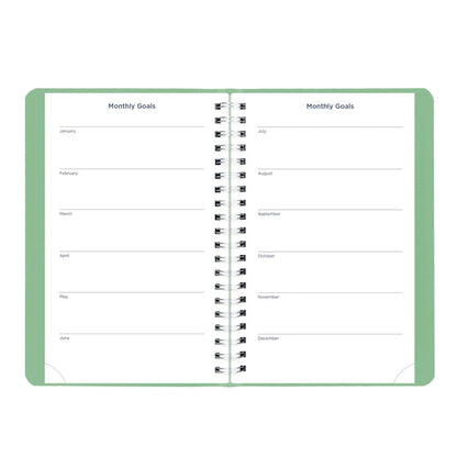Academic Daily Planner Fashion Green