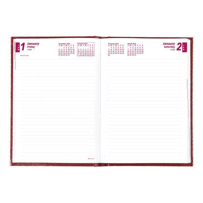 Daily Planner Medium Durabook Red