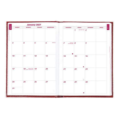 Daily Planner Medium Durabook Red