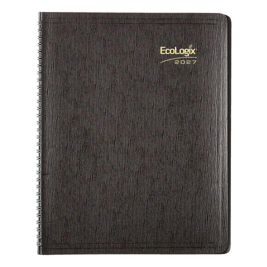 14-Month EcoLogix Monthly Planner - Black