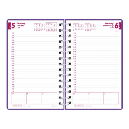 DuraFlex Daily Appointment Planner - Purple