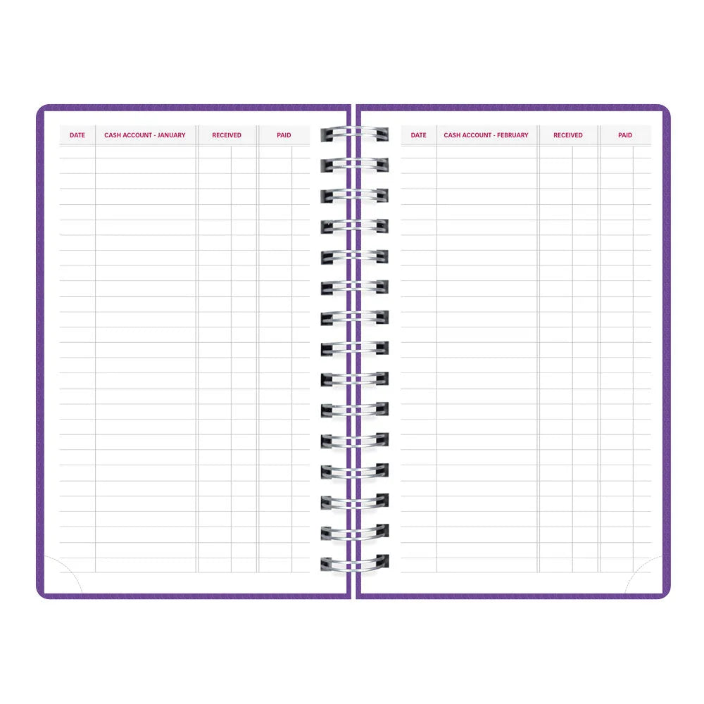 DuraFlex Daily Appointment Planner - Purple