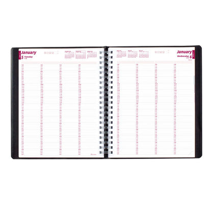 Essential 4-Person Appointment Book - Black