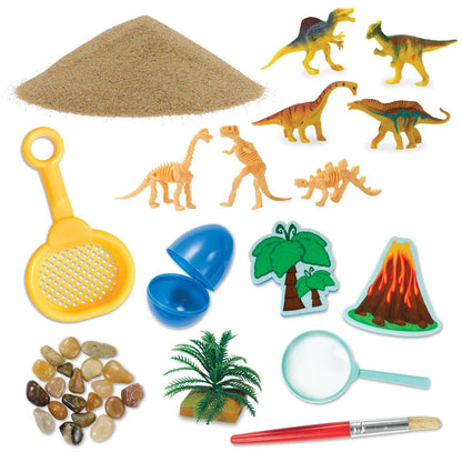 Sensory Bin Dinosaur Dig