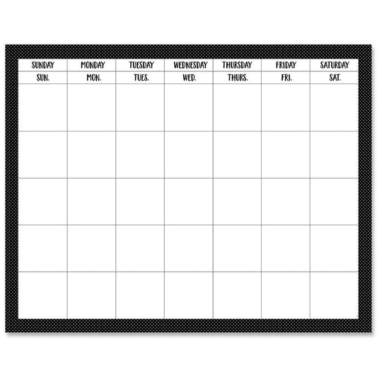 SWISS DOTS CALENDAR CHART