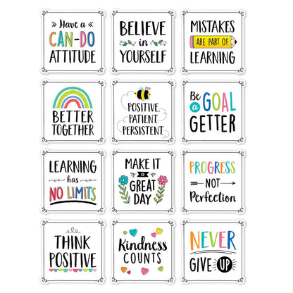 Positive Mindset 10" Designer Cut-Outs