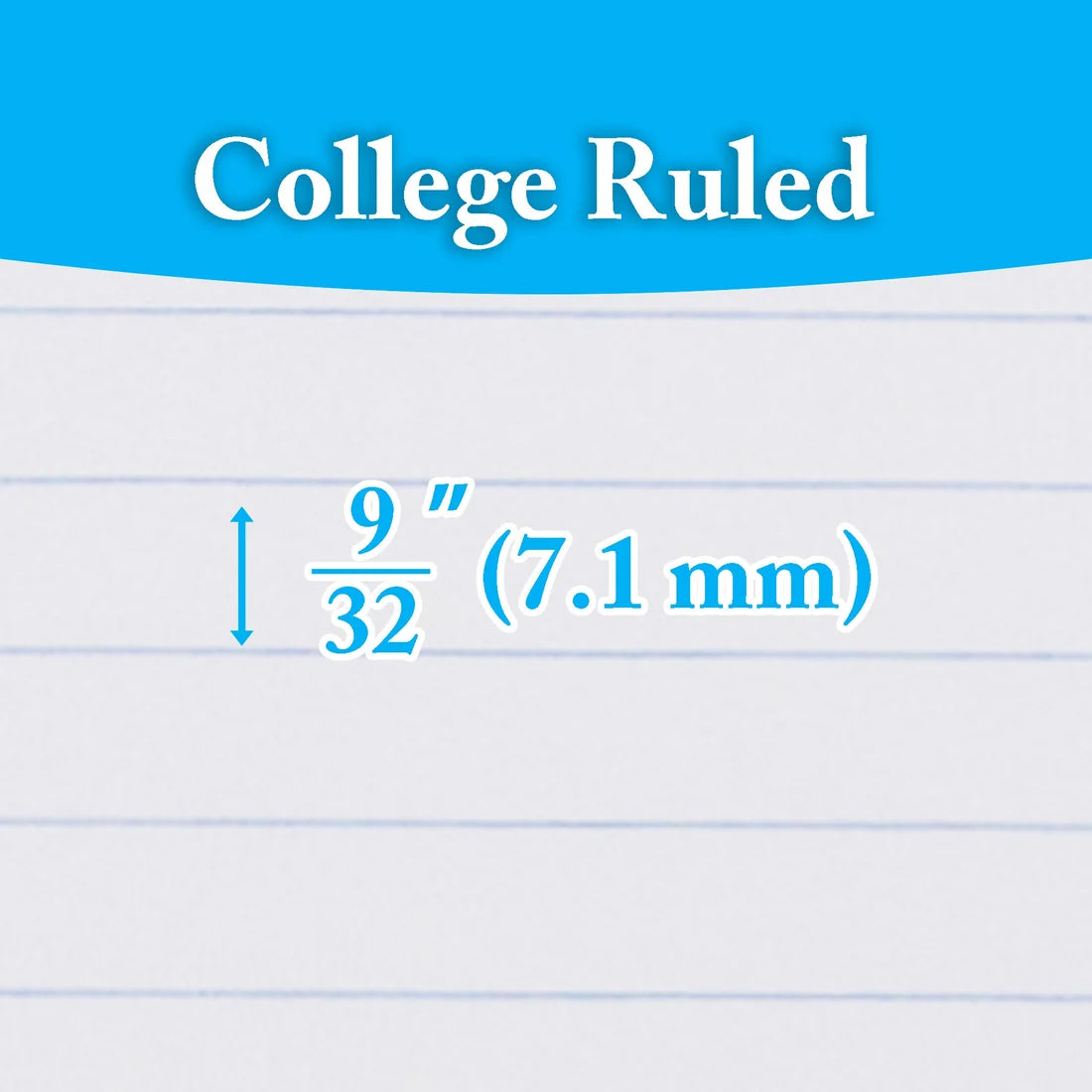 Libreta Argollada 5 Sub. Gde College-Ruled Assorted Color 300 PG