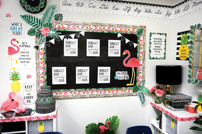 Pink Blooms EZ Border