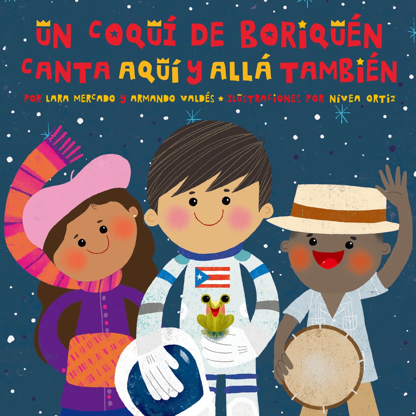 UN COQUI DE BORINQUEN CANTA AQUI Y ALLA TAMBIEN