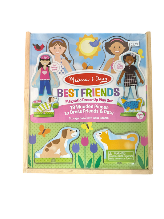 BEST FRIENDS MAGNETIC DRESS-UP PLAY SET 86PCS