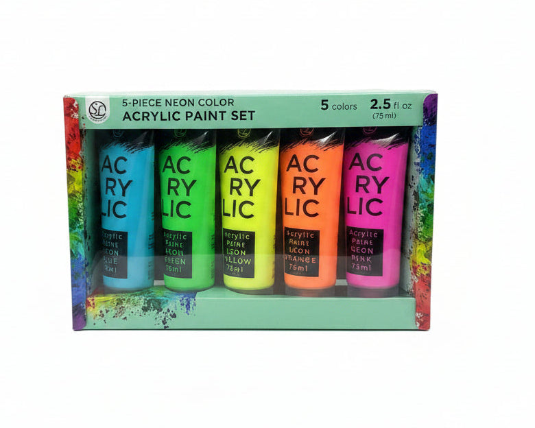 Acrylic Neon Paint | 5pc