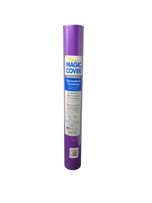CONTACT PAPER PURPLE ROLL 18'' X 60'