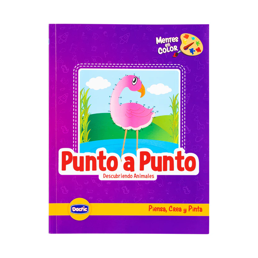 Libro Punto a Punto Descubriendo Animales 50 paginas