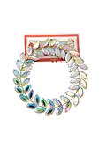 JEWEL WREATH ORNAMENT 13 CM