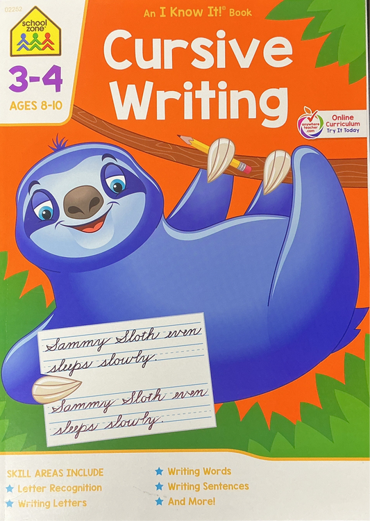 CURSIVE WRITING BOOK GRADES 3-4 DELUXE